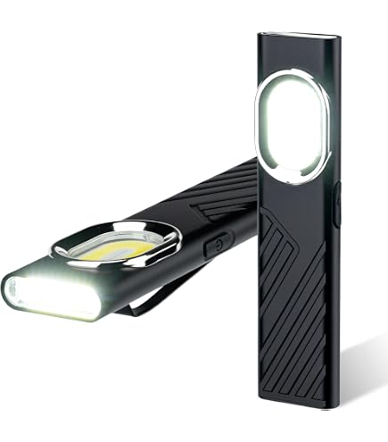 Lampada da lavoro a LED Lampada da campeggio Faretto a LED ricaricabile Lampada da lavoro ricaricabile Lampada da officina Torcia COB Torcia con base magnetica per garage, campeggio, emergenza, ecc