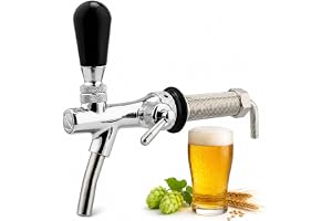 VOBOR Ölkran, G5/8 tum justerbar lång stjälk ölkran kran dispenser vinverktyg hembryggning tillbehör skåp barer hotell restau