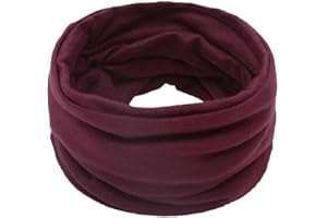 Pluto & Fox Braga Para El Cuello Bufanda Clásico Color Liso Unisex Para Mujer Y Hombre De Otoño Y Invierno