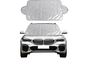 JODSEN Universal Car Windscreen Cover,Foldable Car Windshield Covers,UV Dust Water Protection Front Window Sunshades Cover in all Weather,Automotive Windscreen Sun Shade for Cars SUVs (200 x 150cm)