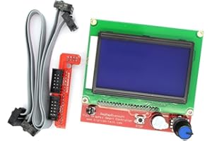 ZKEE SHOP ZkeeShop 3D Printer LCD 12864 128x64 Graphic Smart Display Controller Module for RAMPS 1.4 RepRap