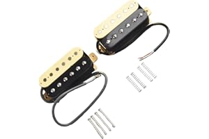 REMIXAST Doppel-Humbucker-Tonabnehmer-Set, Farbe, Alnico, 5 Magnete, Hals oder Steg (Hals + Steg)