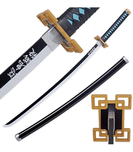 Set De 3 Katanas Decorativas De Zoro – Enma, Wado Ichimonji Y Sandai Kitetsu Con Expositor Premium