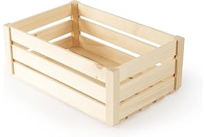 DECOCRAFT LARGE WOODEN CRATE PLAIN WOOD DECOUPAGE BIG MAKE IT VINTAGE PD31-L