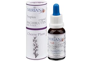 ‎MIRIANA Bachblüten Nr. 6 Cherry Plum - 20ml Essenz - MirianaPet für Heimtiere