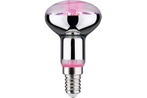Paulmann Bombilla LED 28734 para plantas, bombilla de 4 W, luz de cultivo, luz de iluminación, 1300 K, E14