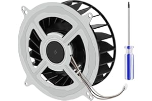 EEEKit Internal Cooling Fan for PS5, 23 Blades Cooler Fan Replacement with T8 Screwdriver for PlayStation 5 KSB1212HGG4E
