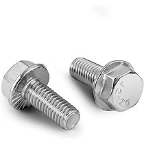 Bulloni Della Flangia Esagonale Grado4.8/8.8/10.9 Placcati In Zinco DIN6921 GB57 - Foto 2