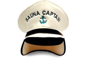 NATURAL TEXTILE Cappello da sauna in tessuto naturale, 100% feltro organico – protegge la testa dal calore – manuale inglese per sauna e-book incluso – con ricamo