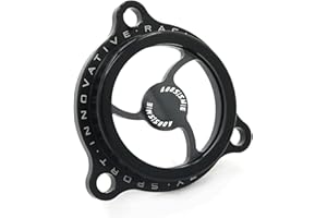 crazy sport Motorölfilter Clear Cover Cap Fits For SUZ-ZUKI DRZ400E DRZ400S DRZ400SM DRZ 400 400E 400S 400SM 2000-2022 LT-Z LTZ 400 400Z 03-13 LT-R LTR 450 450Z 06-09 Motorrad Dirt Bike (schwarz)