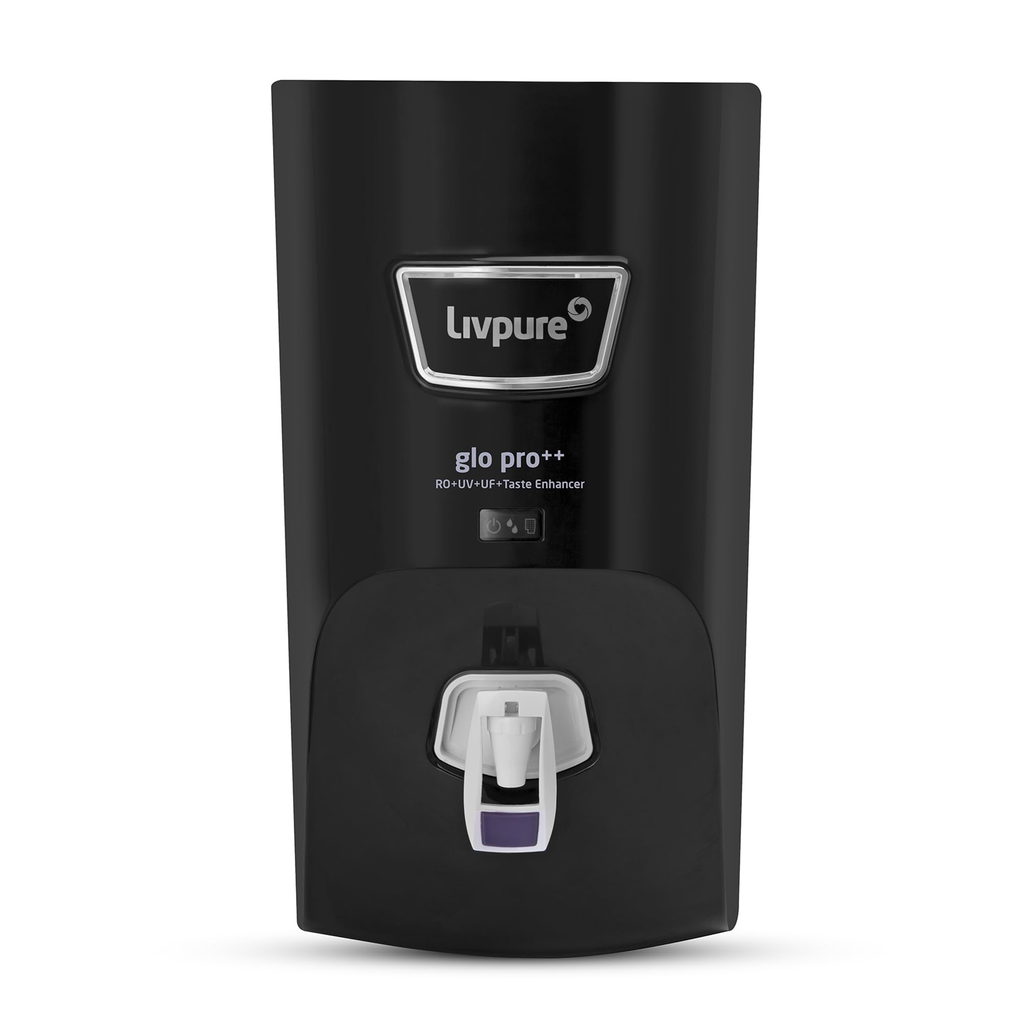 Livpure GLO PRO++ RO+UV+UF+Taste Enhancer, Water Purifier for Home - 7 L Storage, Suitable for Borewell, Tanker, Municipal Wa