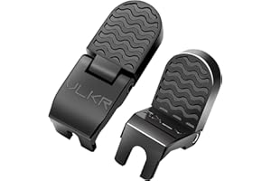 GOLDMIKY Pedales traseros antideslizantes para bicicleta de montaña, reposapiés, pedal trasero con ranura en U, para ciclismo, bicicleta de carretera, MTB, BMX