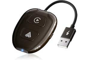 CarPlay Wireless Adapter& Android Auto Wireless Adapter, 2-in-1 Wireless CarPlay Adapter Android Auto Wireless Adapter für Wired Apple CarPlay& Android Auto Car Dongle für iPhone iOS