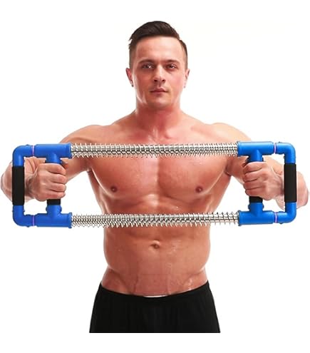 Twister Arm Trainer, borsttrainer voor mannen, verstelbare uitrusting voor armen, borst, schouders en onderarmen, draagbaar thuisgymapparaat