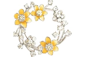 Equilibrium Radiant Daffodil Round Brooch 279412