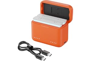 SMALLRIG 2-Channel Charger for Insta360 X5 1.3H w/TF Slots-5923 | 1.3H Rapid Charging with 2 TF Card Slots, Lightweight, for Insta360 X5 Accessories