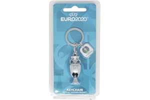 ‎UEFA EURO 2020 UEFA EURO 2020™ - Schlüsselanhänger 3 D Trophy - mit Logo Anhänger - Metall - 7 cm