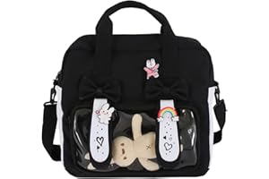 LUI SUI Kawaii Rucksack für Mädchen mit Kawaii Zubehör Kawaii Tasche Niedliche Crossbody Taschen Top Handle Tasche