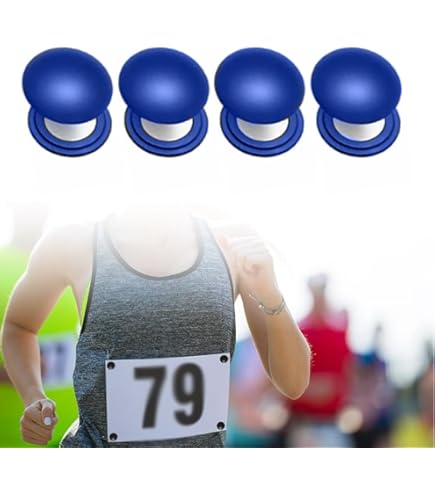 4 Magneti Per Pettorale Da Corsa - Fissaggio Sicuro Senza Spille, Verde, Per Running E Triathlon - Foto 6