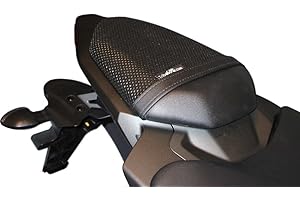 TRIBOSEAT Coprisella Passeggero Antiscivolo Nero Compatibile Con Yamaha MT-07 / MT-07 MOTO-CAGE (2014-2017)