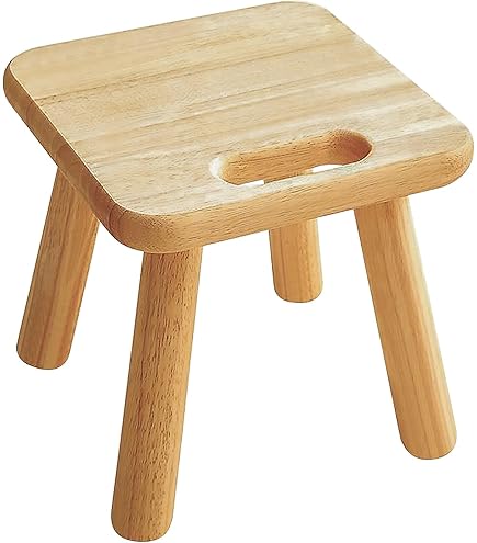 Wooden Stool Sturdy Step Stool For Kids, Children's Wooden Step