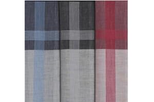 PEROFIL Confezione 3 fazzoletti in puro cotone cm.45x45 articolo P232