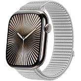 Sneezy Apple Watch 42mm 44mm 45mm S10 46mm Ultra 49mm İle Uyumlu Naylon Spor Loop Kordon Ayarlanabilir Rahat ve Dayanıklı