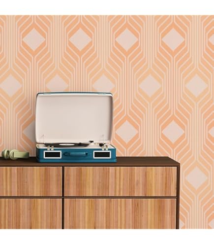 A.S. CRÉATION Vliesbehang 39537-5 Retro Chic stippen oranje kopen