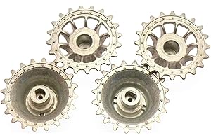 HENG LONG Original ANTRIEBSRÄDER TREIBRÄDER | Set für 1:16 Panzer RC Modell Tiger 1 - 3818 | Ersatzteil für Markenmodelle, Taigen, Torro 18-079