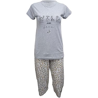 I Miei Ordini Lovasy Pigiama Donna Estivo Set,Corta Pigiama