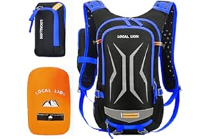 LOCAL LION Mochila Ciclismo 18L Senderismo Montanismo Camping Viaje al Aire Libre Hombres Mujeres