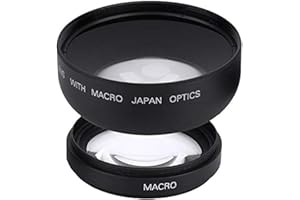 AYNEFY Universel Objectif Macro 52 mm Objectif Grand Angle 0,45 pour