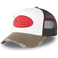 Von Dutch - Boston - Cappellino stile trucker bianco e beige
