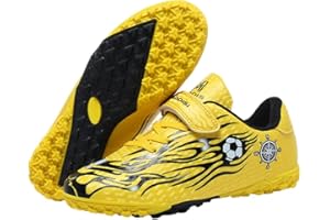 Mateju Scarpe da Calcio, Scarpe Calcio All'Aperto Scarpe Calcio Bambino Antiscivolo Scarpe da Allenamento di Calcio 28-38 Scarpe da Calcio Junior Professionali