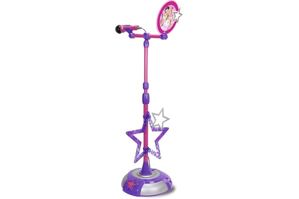 Smoby - 027223 - Instrument De Musique - Microphone Sur Pied - Violetta