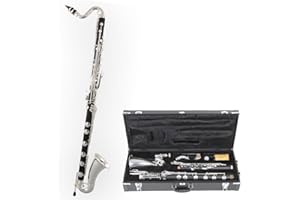 Tuyama® TBK–178 Clarinetto Basso (Sistema Boehm) - Nota più bassa: Do - Low C Bass Clarinet