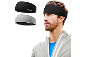 UTOMAG Fascetta Sportiva per Capelli per Uomo e Donna - Fascia Antisdrucciolo e Traspirante, Ideale per Sport, Palestra, Allenamento, Tennis, Corsa, Yoga e Bicicletta