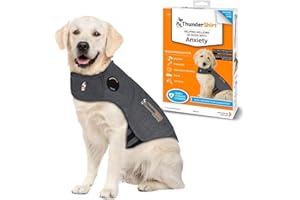 ThunderShirt Gilet Anti-anxiété pour Chiens, Taille XL, Gris chiné Classique