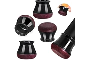 Gebrazy Opakowanie 20 małych nakładek na nogi krzeseł, przezroczyste silikonowe nakładki ochronne na nogi krzeseł z filcem, przezroczyste, małe ochraniacze na nogi krzeseł, ochrona podłogi (18-28