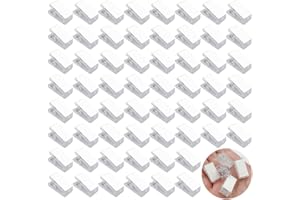 UMCHU CLVPAI 60 pièces Clips Auto-Adhésifs,pinces à ressort adhésives,Pinces à Tapisserie Murale,Clip de Rangement Multifonction,pour photo,bureau, école, salle de classe(Adhésif double face)