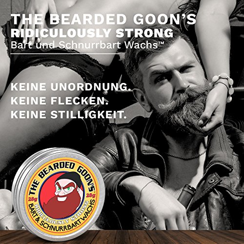 The Bearded Goon’s Lächerlich Starke Beard & Handlebar Moustache Mustache Wax – 28g (30ml) - 3