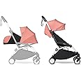 BABYZEN YOYO2 Complete Stroller - Includes Ginger 0+ Newborn Pack, White Frame & Ginger 6+ Color Pack - Suitable for Children Up to 22 kg