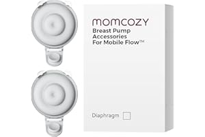 ‎MOMCOZY Momcozy Mobile Flow | M9 Upgrade Membran, Original Mobile Flow | M9 Upgrade Ersatzzubehör für Milchpumpe, 2 Stück