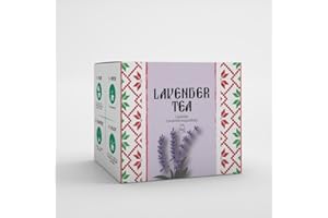 Lavender Tea by Amelia Rose | 50 Tea Bags | Sleep Tea | Stress relief Tea | Relaxation Tea
