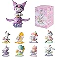 MINISO Sanrio Blind Box, 2.5Inch Childlike Horse Series Sanrio Figures, Cute Collectible Sanrio Characters Blind Box, Hello Kitty 50th Kuromi Blind Box Figures with My Melody Cinnamoroll Toy Gifts