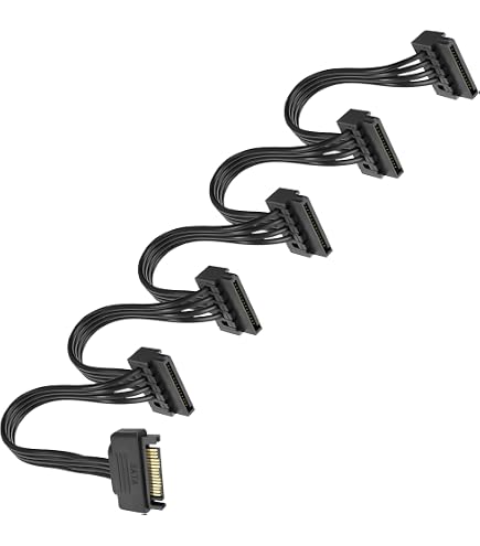 Câble D'alimentation SATA 5 Broches Modulaire – Pour Alimentations G750M, G650M, G550M | Câble De Remplacement PC