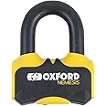Oxford LK471 Nemesis Heavy Duty Ultra Strong Motorcycle Disc Lock Padlock Disk, Yellow