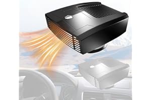 VidFair Portable Car Heater,12V 150W Portable Car Heater with Heating and Cooling 2 in 1 Modes for Fast Heating Defrost Defogger,Automobile Windscreen Fan in Cigarette Lighter Best Gift For Winter