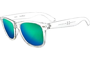 iceBoo Sunglasses Mens Womens lightweight Plastic frame vintage style unisex classic