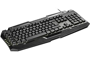 snakebyte Klawiatura PC Keyboard USB do gier/19 klawiszy Anti-Ghosting / gumowe klucze kopułkowe / 10 milionów naciśnięć na życie/podświetlenie LED/Gamer